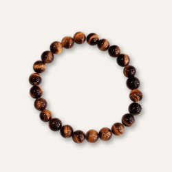 Bracelet boules oeil de tigre
